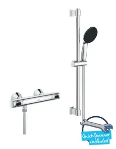 Grohe Precision Flow - Sprchový set s termostatem, chrom 34800001