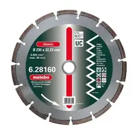 Metabo - Diamantový řezný kotouč na stavební materiály 125x22,23 mm 628157000