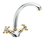 Sapho Reitano Rubinetteria Antea - Dřezová baterie, chrom/zlato 3112