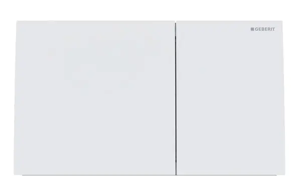 Geberit Sigma70 - Ovládání splachování, easy to clean, matná bílá 115.622.JT.1