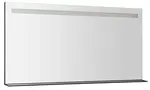 Sapho Breto - Zrcadlo Breto, 120x61 cm, s LED osvětlením a poličkou BT120
