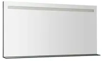 Sapho Breto - Zrcadlo Breto, 120x61 cm, s LED osvětlením a poličkou BT120
