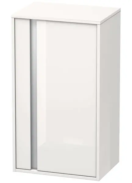 Duravit Ketho - Skříňka vysoká 88x50x36 cm, pravá, lesklá bílá KT1266R2222