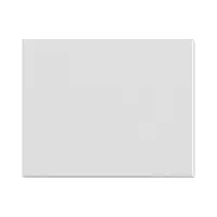 Jika Zeta - Zrcadlo 100x75x2 cm, bílá H4555560393041