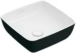 Villeroy & Boch Artis - Umyvadlo na desku, 41x41 cm, Coal Black 417841BCT8