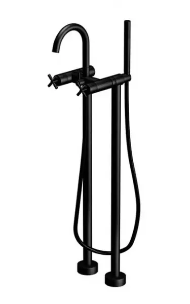 Steinberg 250 - Vanová baterie do podlahy, matná černá 250 1162 S