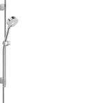 Hansa Basicjet - Sprchová souprava s nástěnnou tyčí 72 cm, chrom 44780233