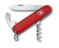 VICTORINOX - Střední kapesní nůž Waiter, 9 funkcí, červená 0.3303