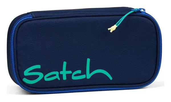 Pouzdro do školy Satch Pencil Box Crossed Blue