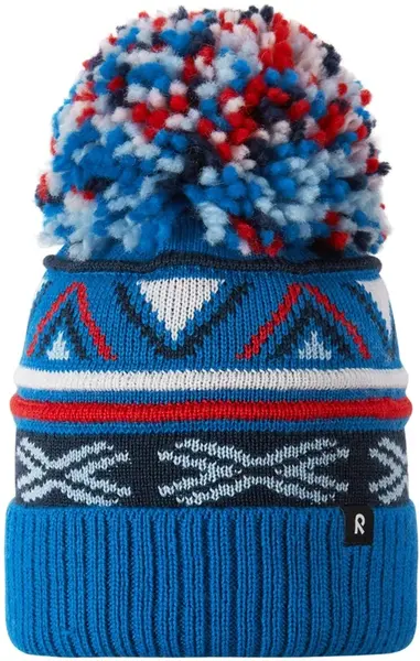 Dětská zimní čepice reima kirjoen modrá 48-50