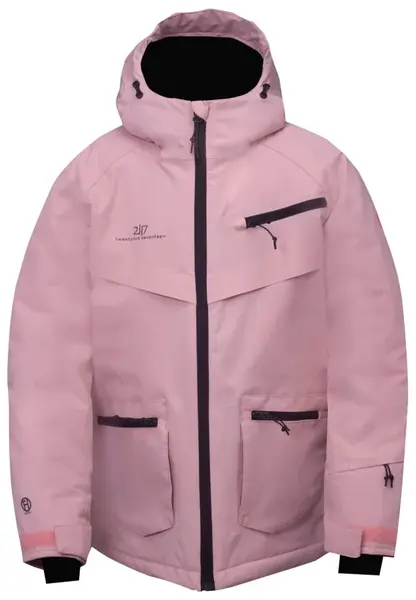 Dámská lyžařská bunda 2117 nyhem růžová l