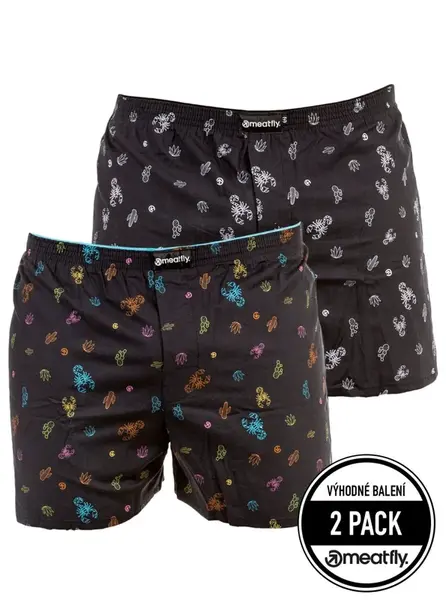 Pánské trenýrky meatfly agostino sanchez černá xxl