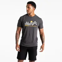 Pánské bavlněné tričko dare2b movement iii tmavě šedá xxl