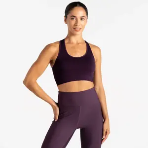 Dámská sportovní podprsenka dare2b dont sweat ii fialová s