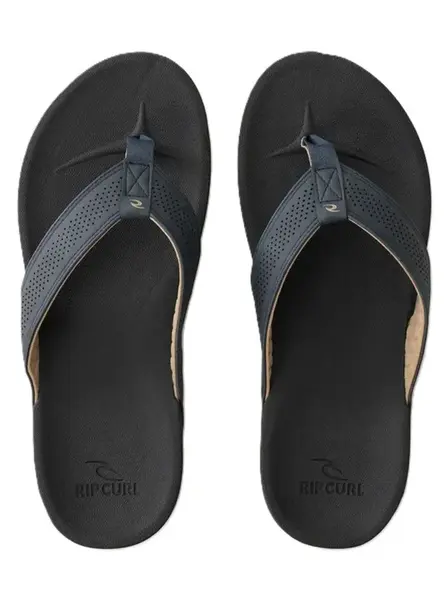 Rip curl pánské žabky Chiba Bloom Pine Night | Černá | Velikost 46 EU