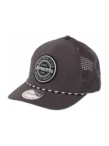 Meatfly kšiltovka Ollie Perfor Cap Grey Label | Šedá | Velikost One Size