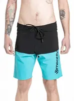 Meatfly pánské plavky Mitch Boardshorts 21" Mint / Black | Modrá | Velikost XXL
