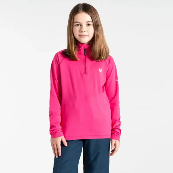 Dětská funkční mikina dare2b consist ii růžová 158