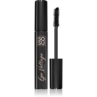 SOSU Cosmetics Eye Voltage vodeodolná riasenka pre natočenie a oddelenie rias odtieň Jet Black 10 ml