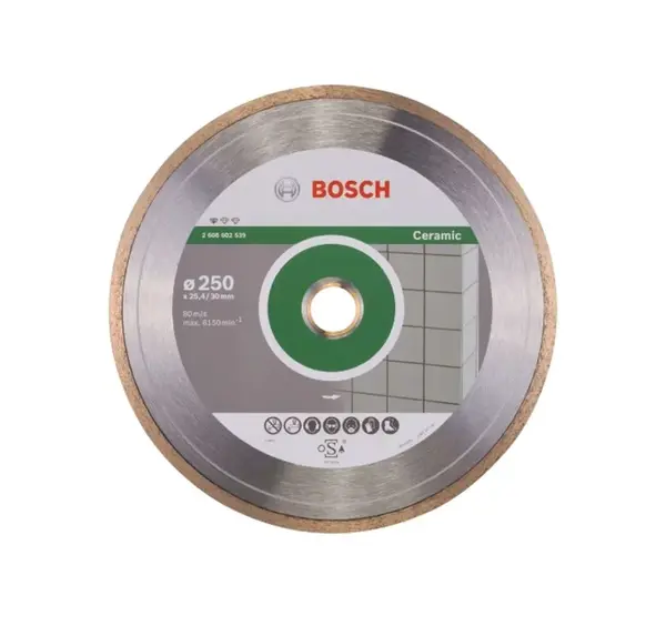 Bosch Príslušenstvo - Diamantový rezný kotúč na dlaždice a obklady 250x30/25,4 mm 2608602539