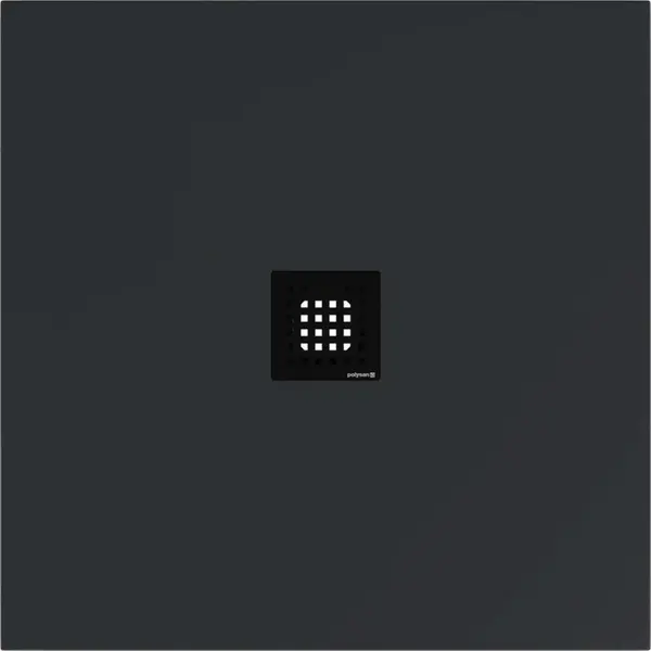 Polysan Flexia - Sprchová vanička 90x90 cm, matný antracit 71546.51