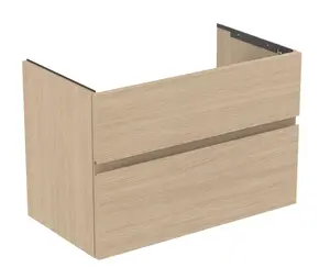 Ideal Standard Finesse - Umývadlová skrinka, 80x44x55 cm, 2 zásuvky, biely dub E3387US