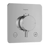 Hansgrohe Ecostat Comfort Q - Termostatická batéria pod omietku, na 2 spotrebiče, chróm 33717000
