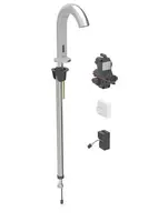 Geberit Piave - Elektronická umývadlová batéria, sieťové napájanie, easy to clean, kefovaná nerezová 116.182.SN.1