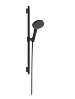 Hansgrohe Raindance Alive Select S - Set sprchovej hlavice, tyče a hadice, 3 prúdy, EcoSmart, matná čierna 24602670