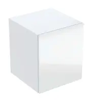 Geberit Acanto - Bočná skrinka 45x52x48 cm, 1 zásuvka, sklo/biela 503.010.01.2
