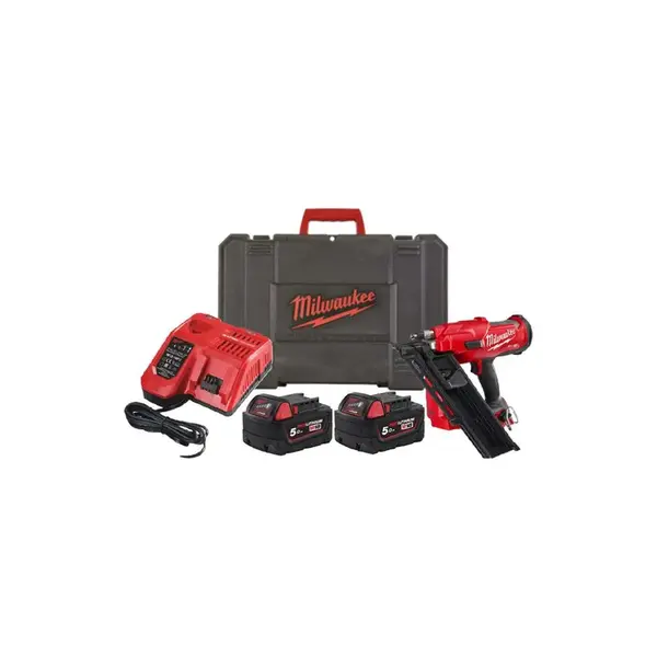 Milwaukee - 18V AKU klincovačka M18 FFN-502C, 50-90 mm, 2x aku 5,0 Ah Li-Ion, nabíjačka 4933471404