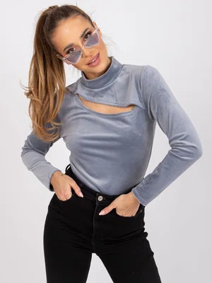 Blouse-DHJ-BZ-6561.09P-grey