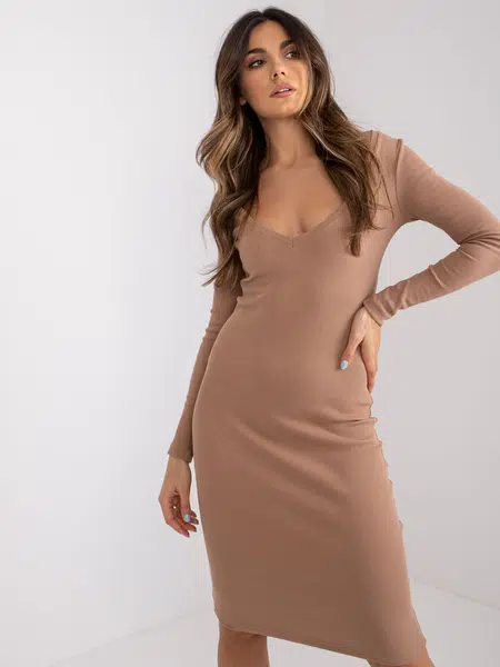 Dress-RV-SK-7436.53-dark beige