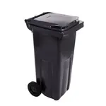 Popelnice, 120 l, plastová, černá