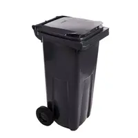 Popelnice, 120 l, plastová, černá