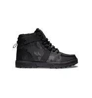Dc shoes pánské boty Woodland Black/Black/Black Print | Černá | Velikost 9 US