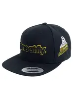 Meatfly kšiltovka Big Shock Dakar Snapback Black | Černá | Velikost One Size