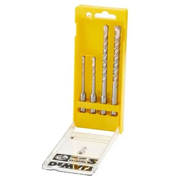 DeWALT Príslušenstvo - 4-dielna súprava vrtákov do muriva SDS Plus DT9702