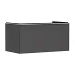Hansgrohe Xelu Q - Umývadlová skrinka, 50x98x55 cm, 1 zásuvka, matná sivá/matná biela 54059700