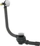 Hansgrohe Exafill - Vanová odtoková a přepadová souprava s napouštěním, Push-Open, chrom 58130000