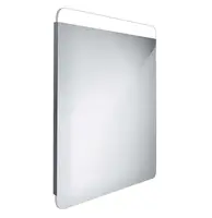Nimco Zrcadla - Zrcadlo s LED osvětlením, 60x80 cm, hliník ZP 23002