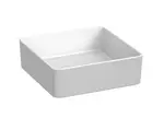 Jika Cubito Pure - Umývadlo na dosku, 38x38 cm, bez prepadu, matná biela H8184227571121