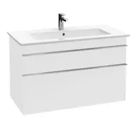 Villeroy & Boch Venticello - Umývadlová skrinka, 95x59x50 cm, 2 zásuvky, Glosy White A92601DH