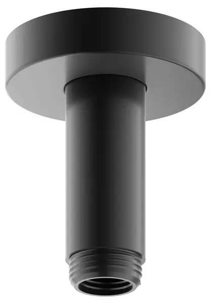 Keuco Elegance - Sprchové rameno stropné, dĺžka 10 cm, čierny chróm kefovaný 51689130100