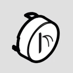 Hansgrohe Príslušenstvo - Tlačidlo na prívalový prúd, čierna 92574610