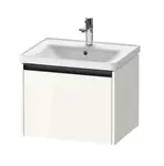 Duravit Ketho.2 - Umývadlová skrinka, 44x58x46 cm, 1 zásuvka, lesklá biela K25081022220000
