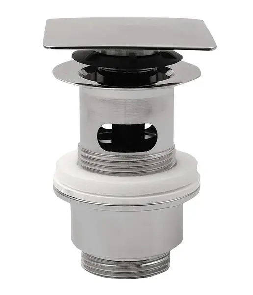 Sapho Omp Tea Příslušenství - Uzavíratelná výpusť 1 1/4, pro umyvadla s přepadem, ClickClack, chrom 8540.360.5