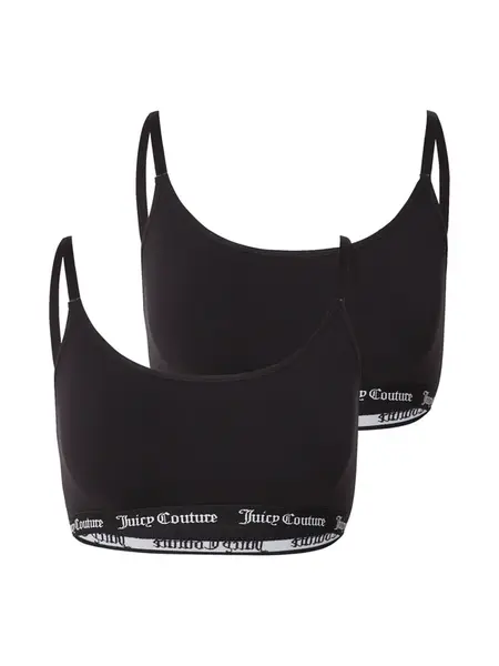 Juicy Couture Podprsenka  čierna / biela
