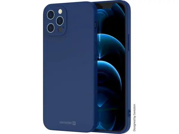 Zadní kryt Swissten Soft Joy pro Samsung Galaxy A54 5G, modrá