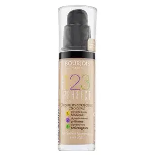 Bourjois 123 Perfect Foundation tekutý make-up proti nedokonalostem pleti 51 Light Vanilla 30 ml